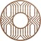 Ekena Millwork Empire Wood Fretwork Pierced Ceiling Medallion, Walnut, 16"OD x 5 7/8"ID x 3/8"T CMWP16X16X0375EPWA - alternate 1